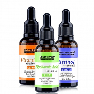 neutriherbs-hyaluronsura-vitamin-c-retinol-vitamin-e-skin-serum-kit-sverige-gift-pack